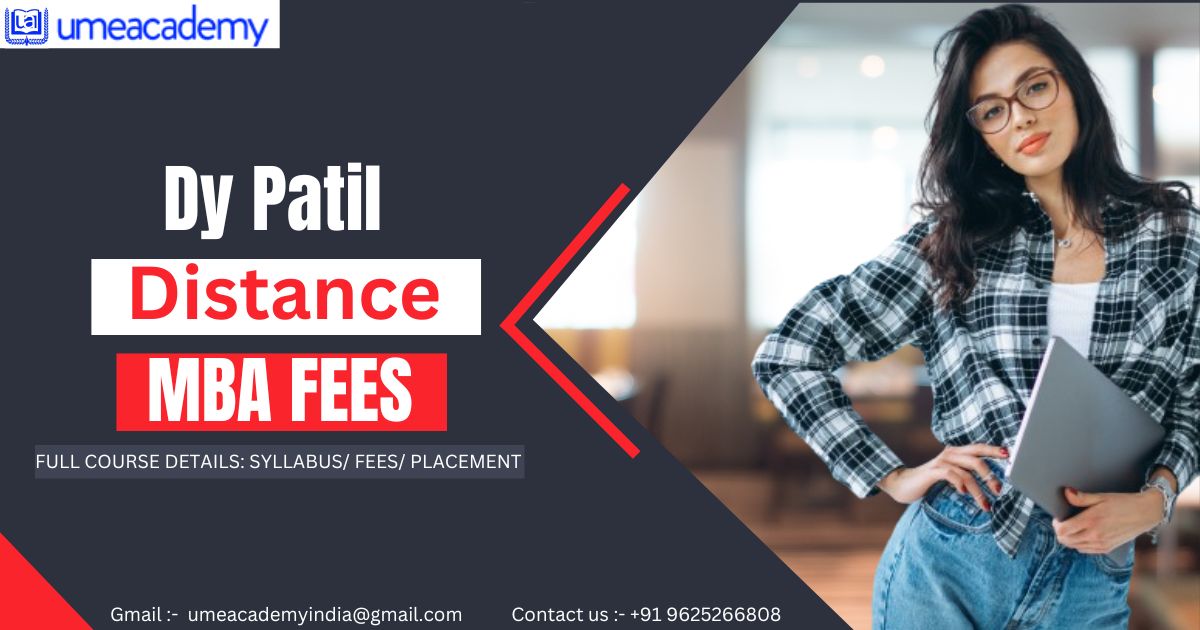 Dy Patil Distance Mba Fees